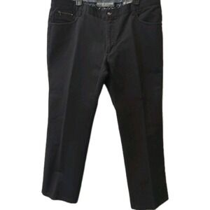 Enzo Denim Jeans Mens Sz 40x33‎ Black Straight Leg Casual Pocket Comfort